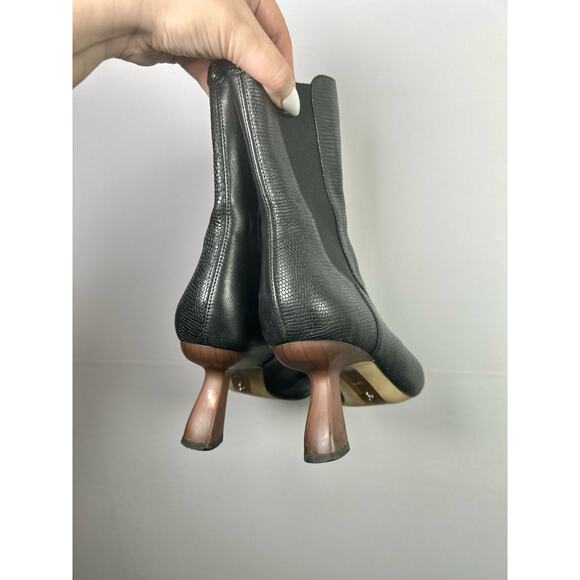 Sam Edelman Sammie Leather Pointed Toe Pull On Ankle Boots 6.5 - Picture 5 of 9